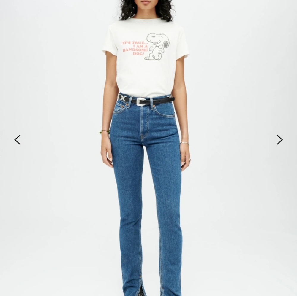 ReDone comfort stretch high rise 70es boot jeans